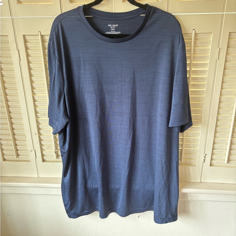 Tech Gear Drytek 3XLB Short Sleeve Blue T-shirt. Great Condition Lightweight.